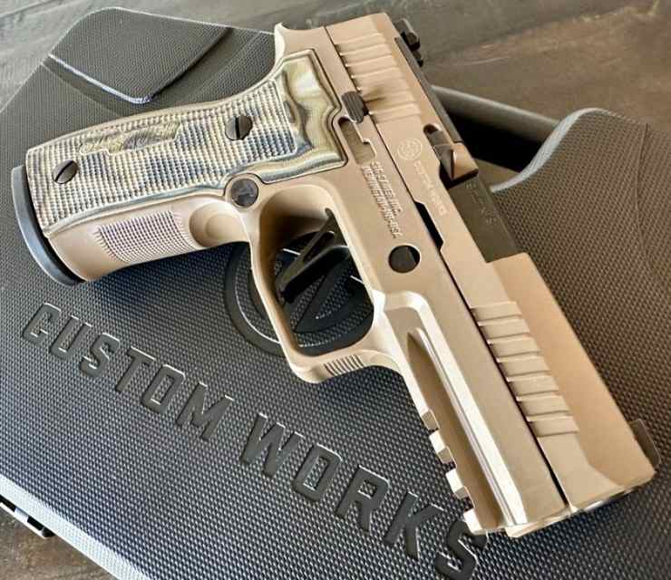 SIG SAUER P320 AXG SCORPION FDE 9MM 3.9&quot;