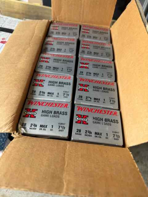 28 GA 2 3/4 inch 7 1/2 shot 1 case with 10 boxes