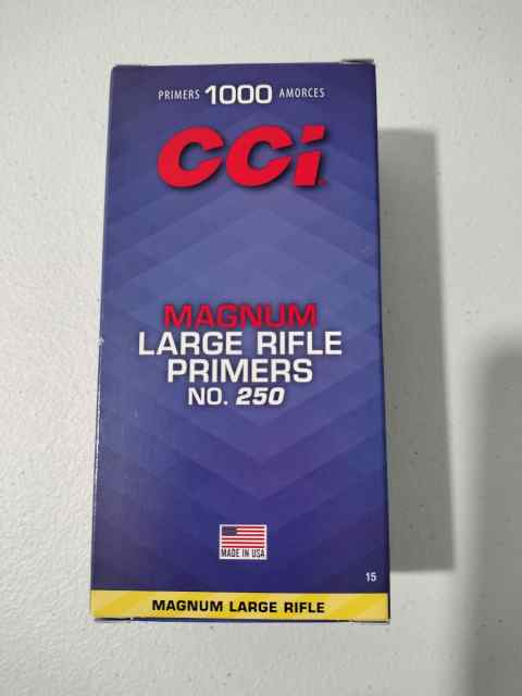 CCI #250 Large Rifle Magnum Primers