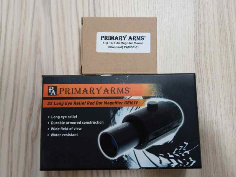 Primary Arms 3x LER Magnifier with mount