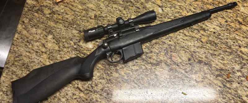 Sporterized Ishapore in 308 with sig whiskey 