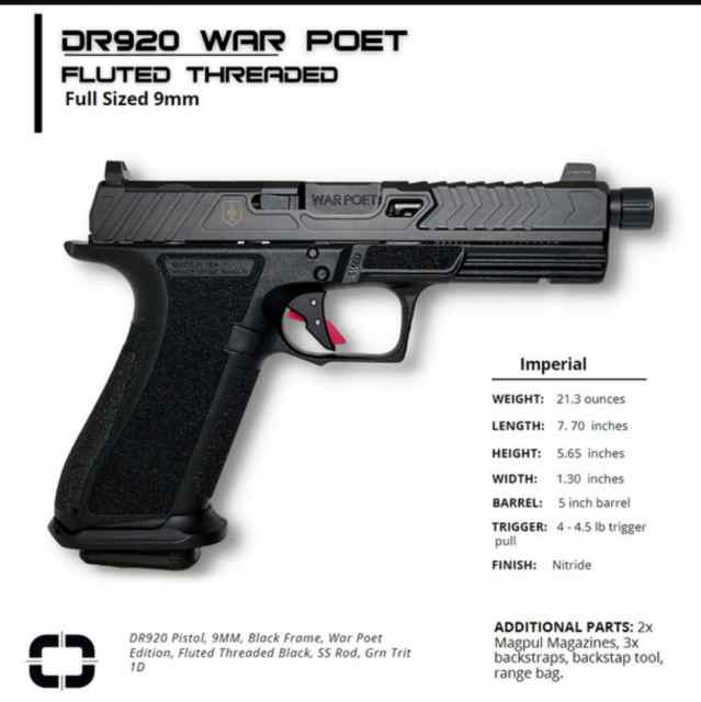 Shadow Systems DR920 War Poet SS-2075