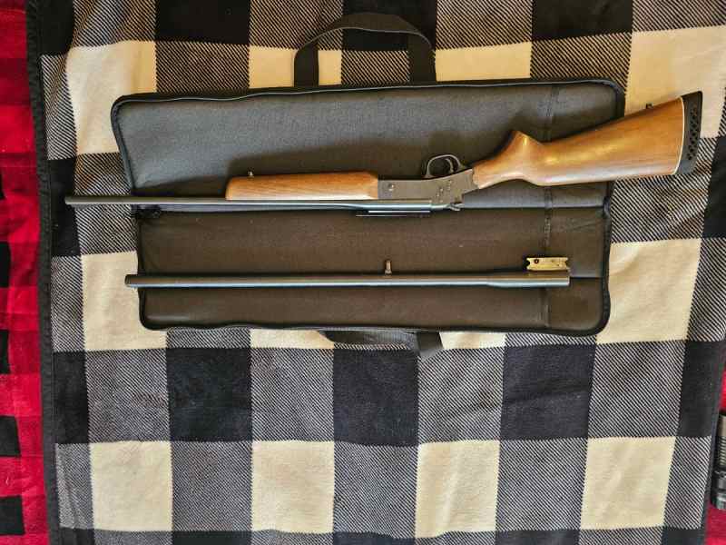 Rossi 270 Win/ 12 ga single shot with carry case