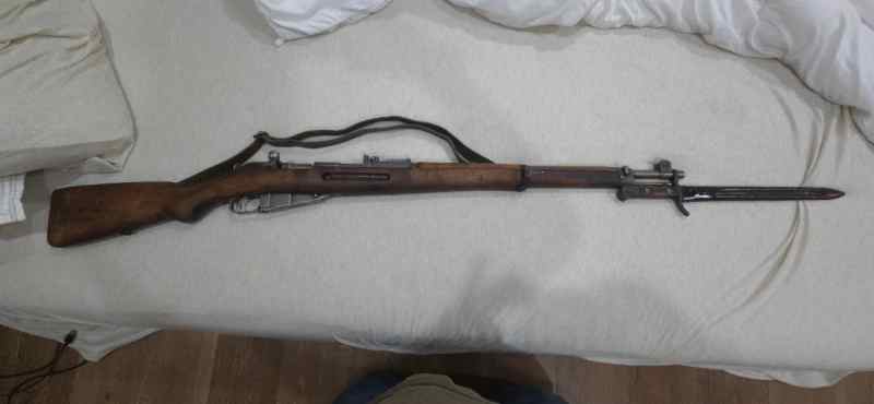 Finnish M39 Mosin wts/wtt Mauser/45 SA revolver