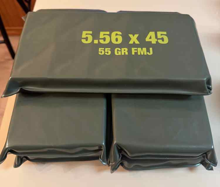 1000 rounds of M193 5.56 55 gr