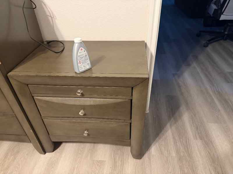 Dresser and mirror