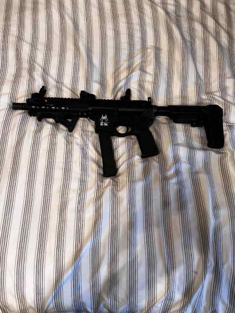 Spikes Tactical Custom 7.5in 9mm AR Pistol