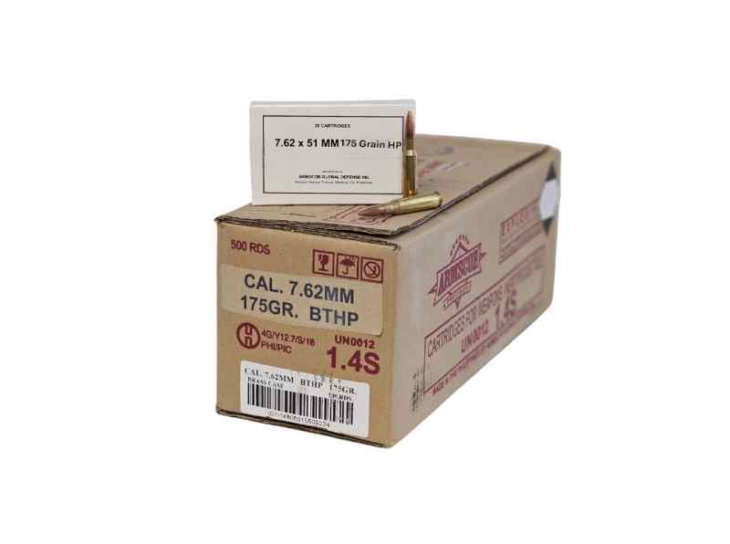 Armscor 7.62x51mm NATO 175 grain - 500 rounds case