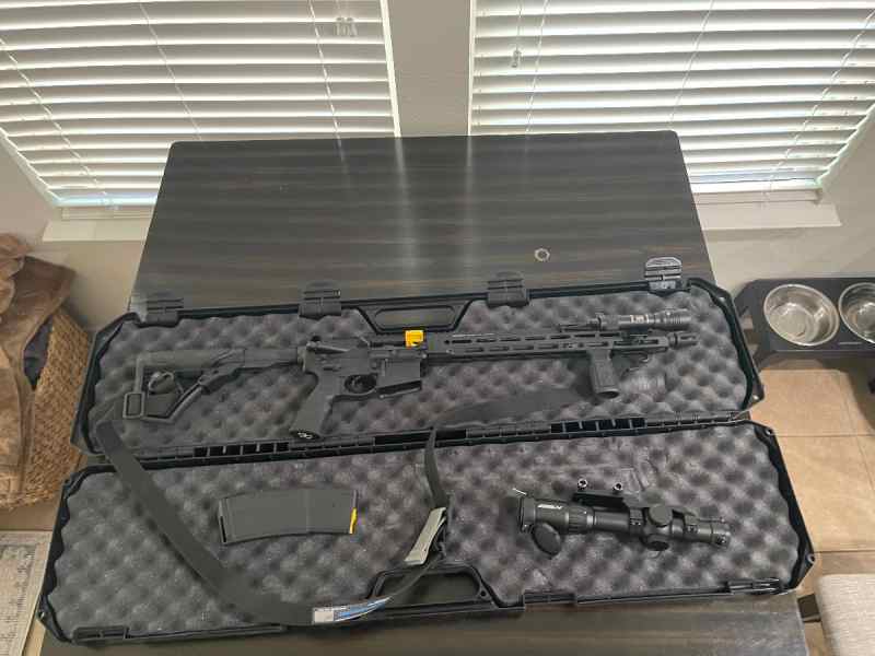 DDM4v7LW w/ sling, scope, case