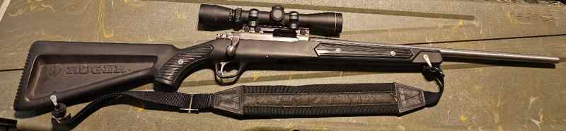 Ruger 77/22 All-Weather Boat Paddle 22lr Leupold