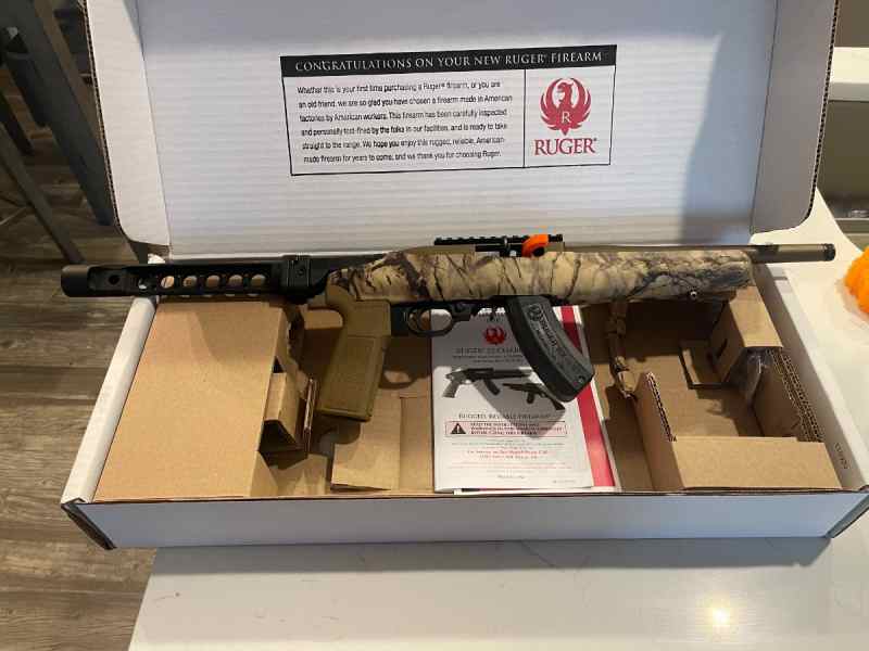 *PRICE DROP*Ruger 22 charger in Go Wild Camo NEW!