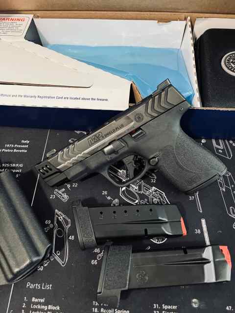 Smith and Wesson M&amp;P Shield Plus Comp Carry