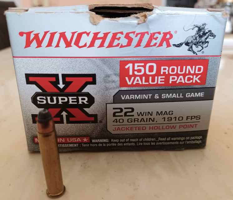 Winchester 22WMR JHP